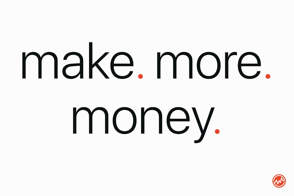 get out of debt by making more money