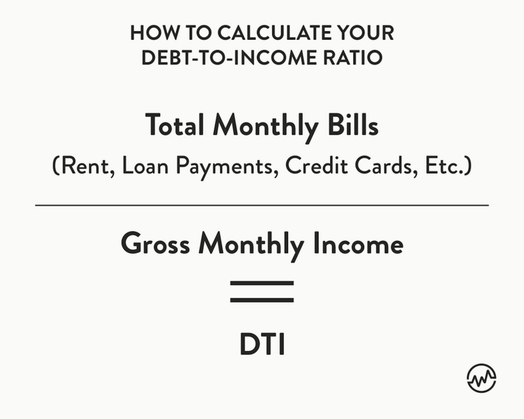 How to calculate debt to income ratio
