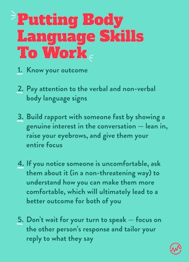 Putting your body language skills to work