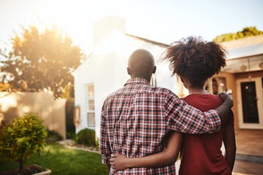 couple is shopping for their new rental property