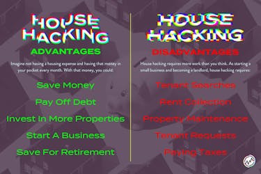 The advantages and disadvantages of house hacking