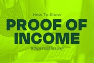 10 Ways to Show Proof of Income if Paid in Cash