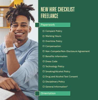 New Hire Checklist for Freelance Employees