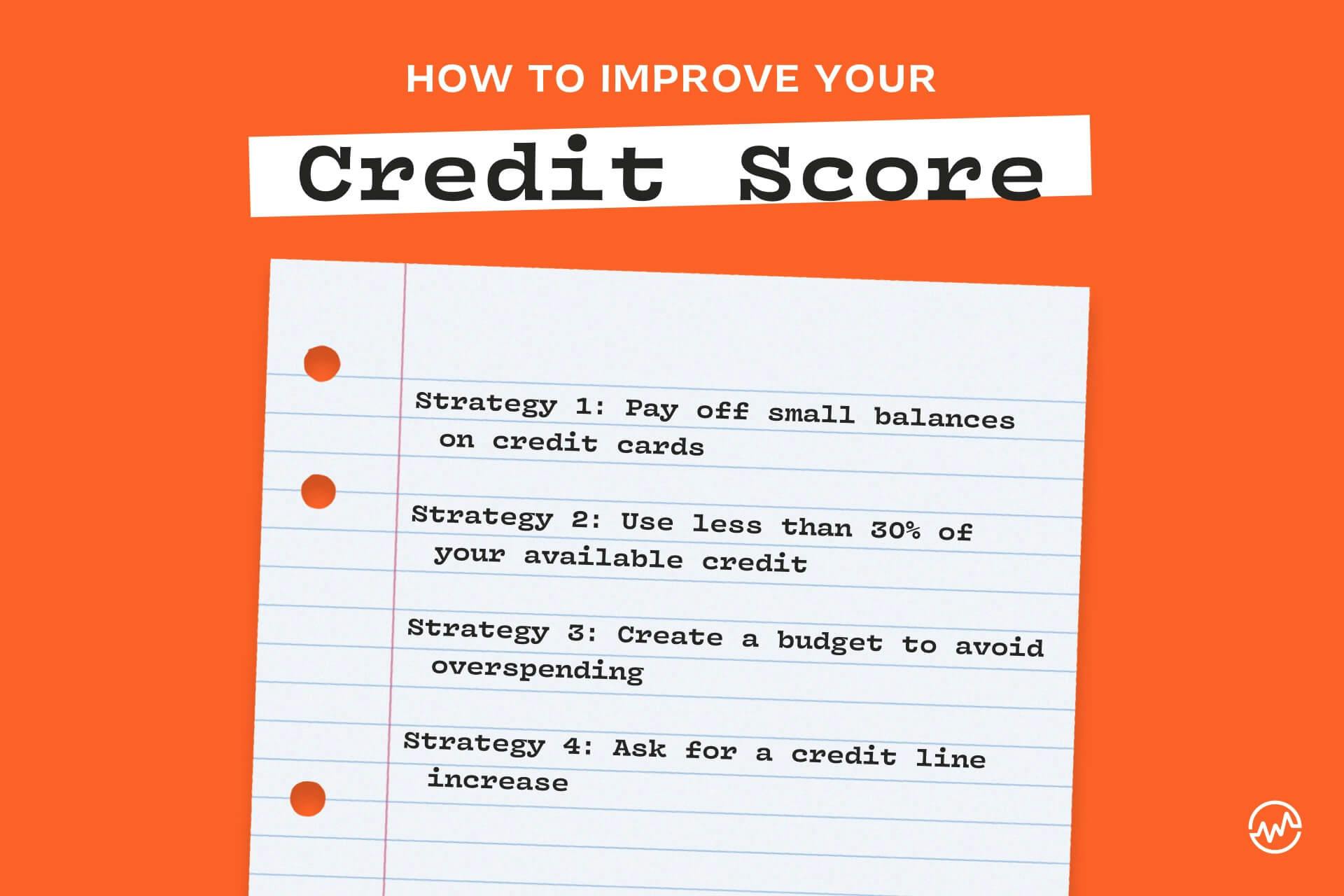  Cómo mejorar su puntaje de crédito: 4 estrategias