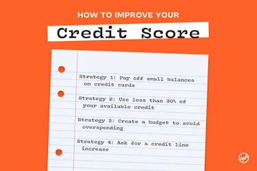 How to improve your credit score: 4 strategies