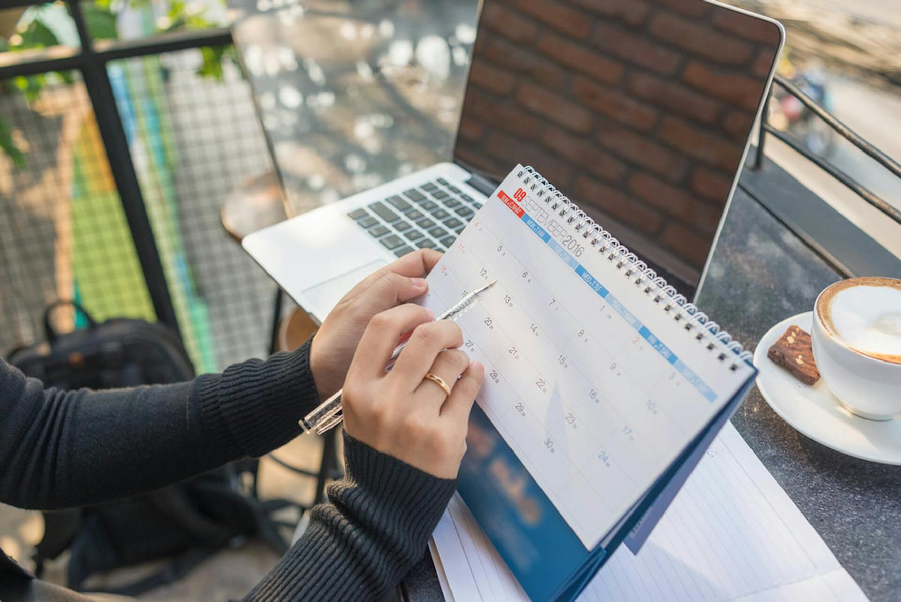 Organízate con un calendario y reduce el estrés y el agotamiento