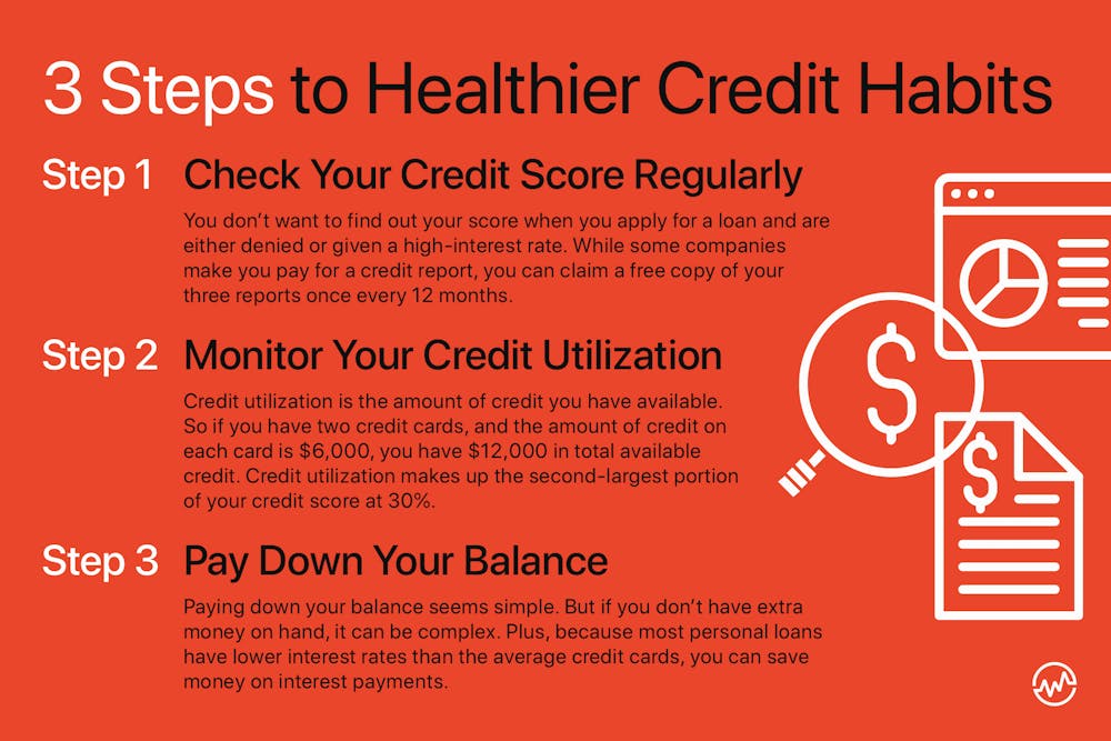 3 steps to healthier credit habits