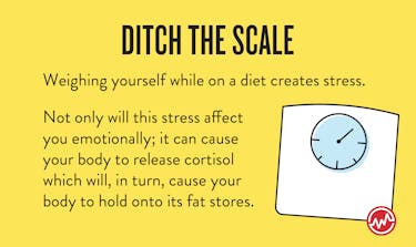 Ditching the scale when on a diet