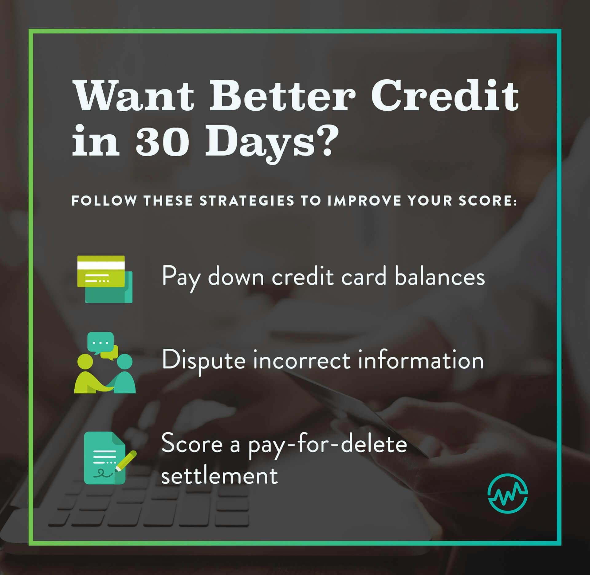 How To Improve Your Credit Score In 30 Days WealthFit