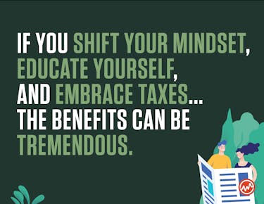 Paying less taxes also means shifting your mindset