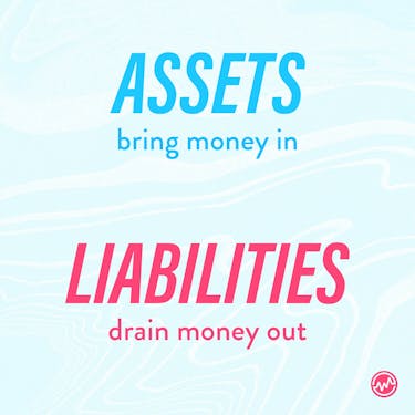 The difference between assets and liabilities