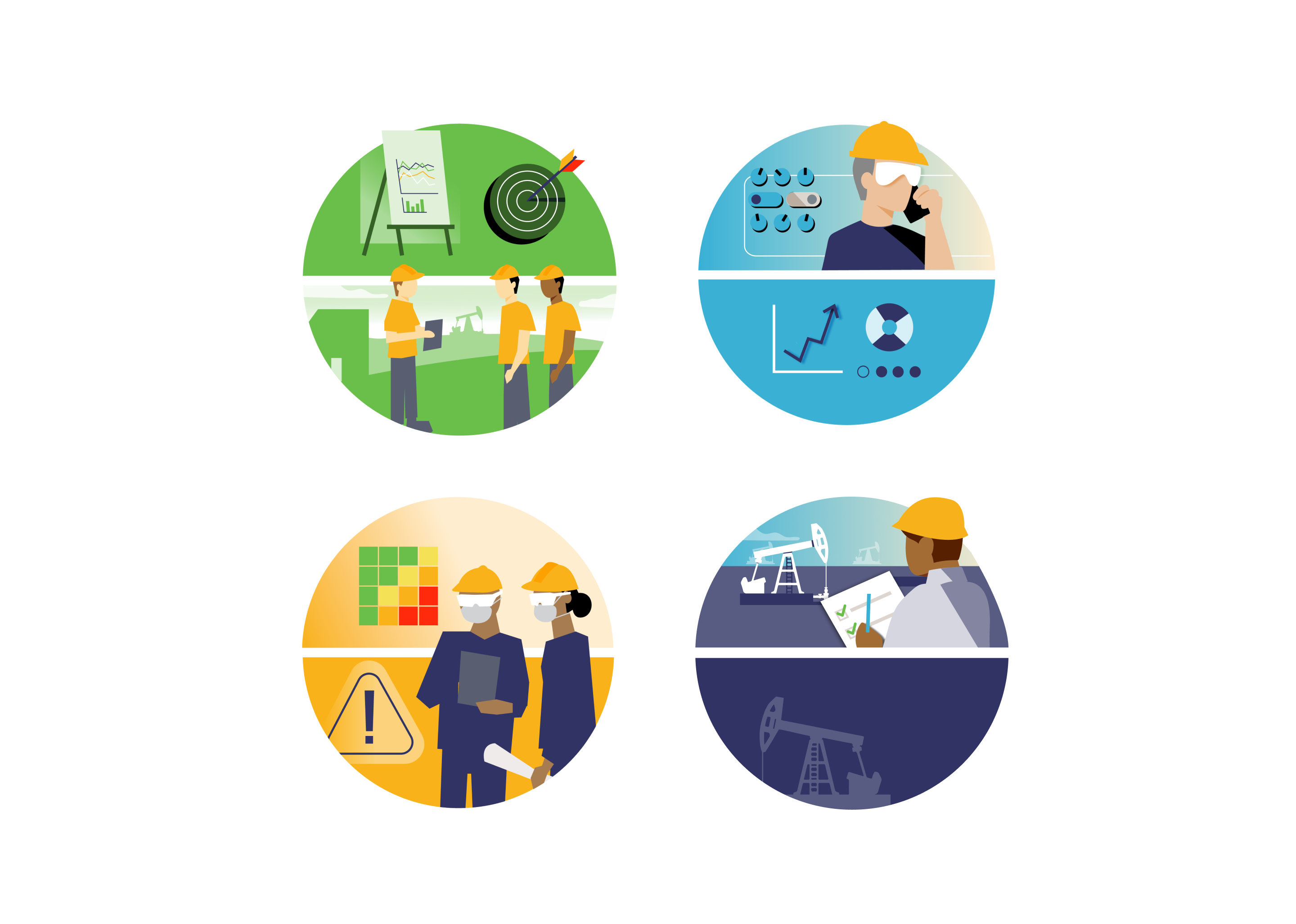 Illustrations of the Whitecap Operations Management System