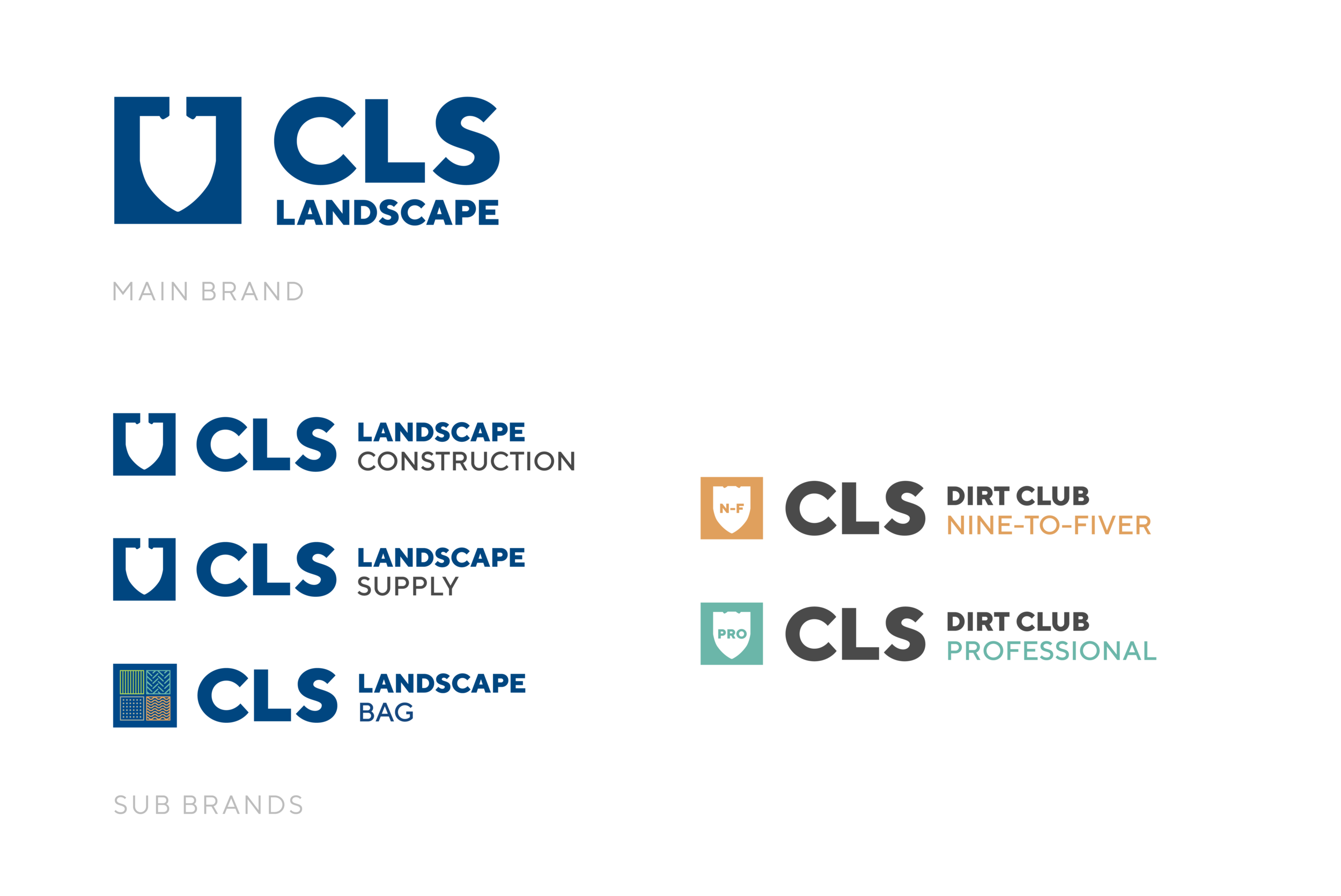 CLS Landscape Brand logos