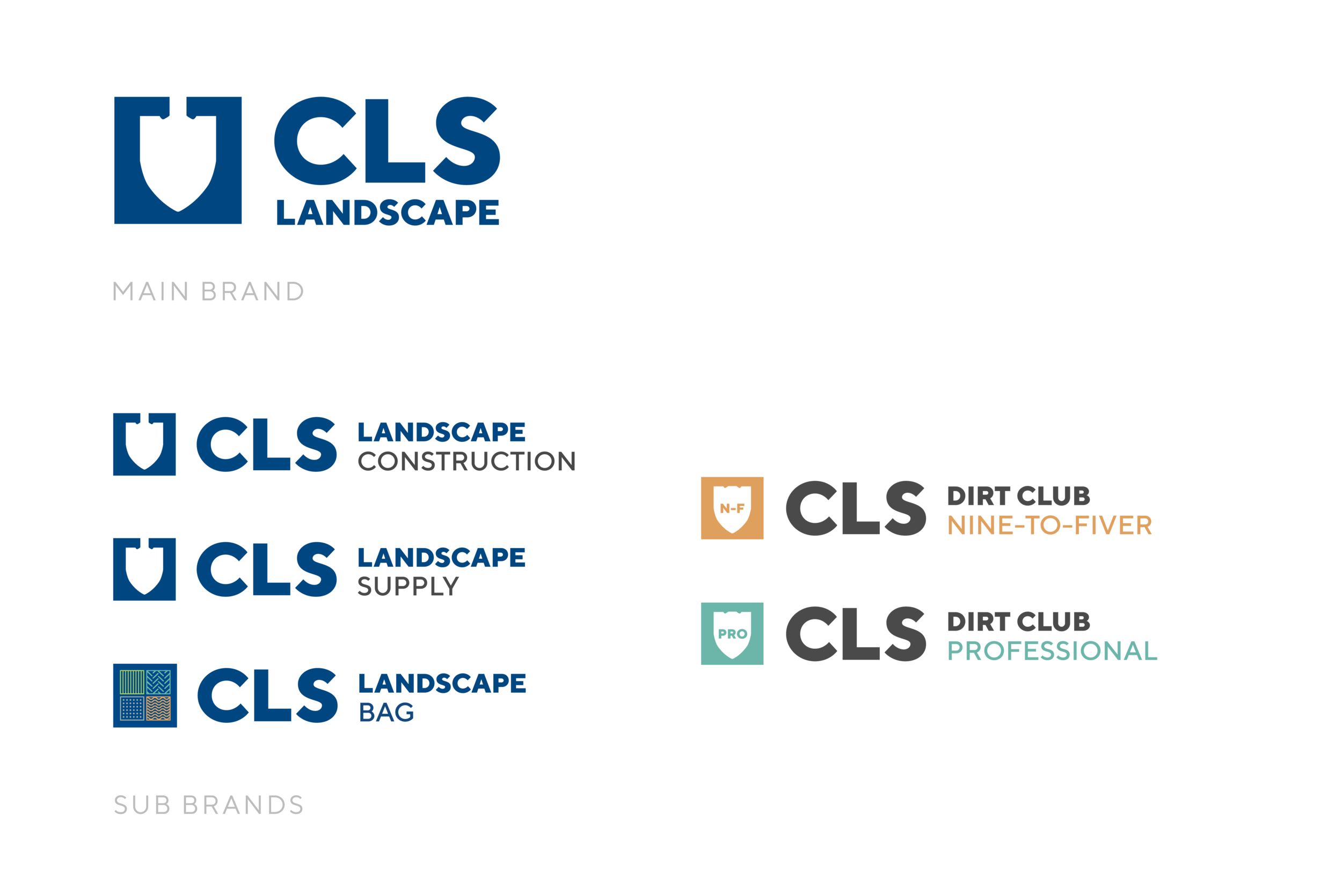 CLS Landscape Brand logos
