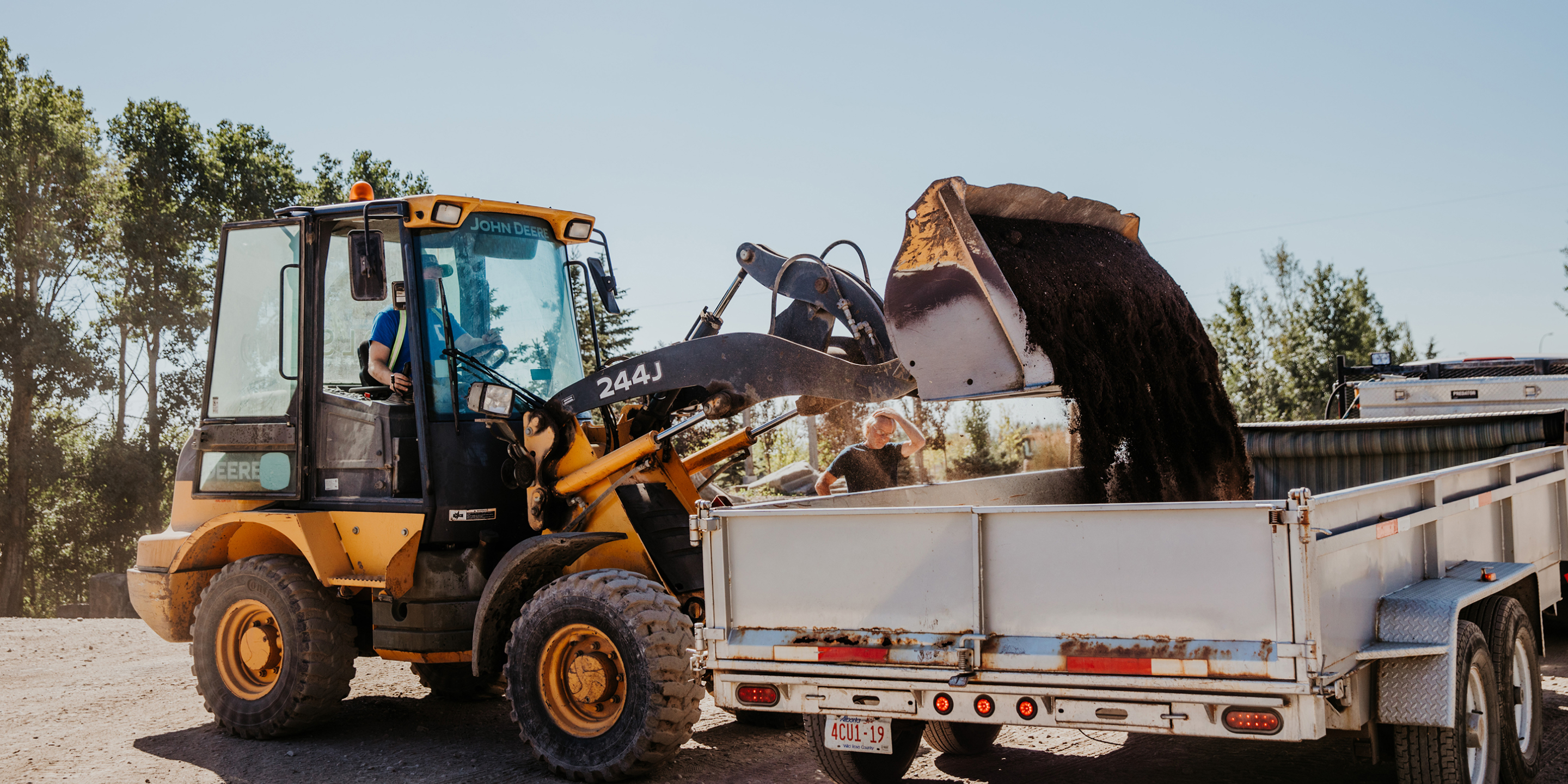 landscaping company brand photography