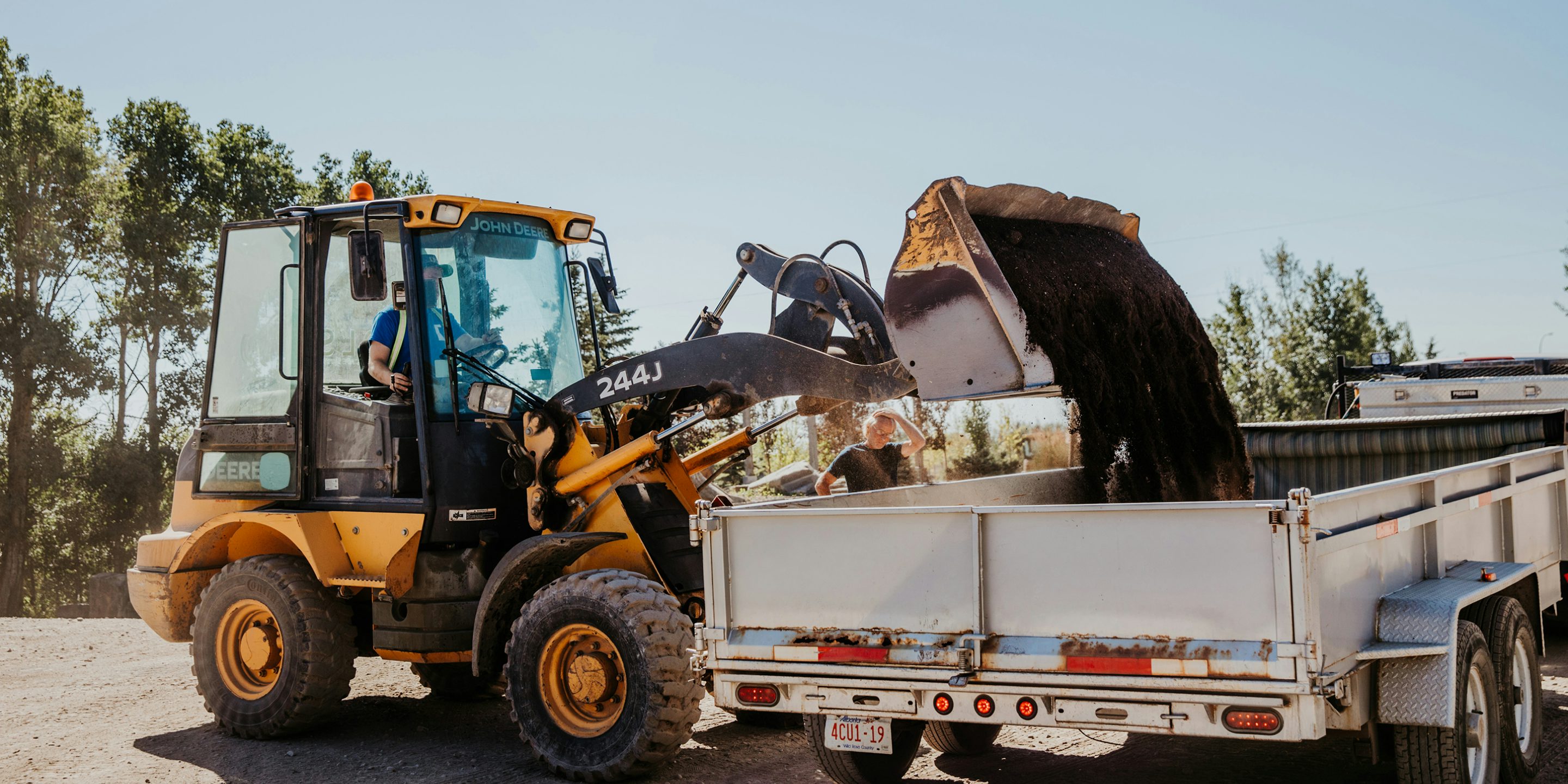 landscaping company brand photography