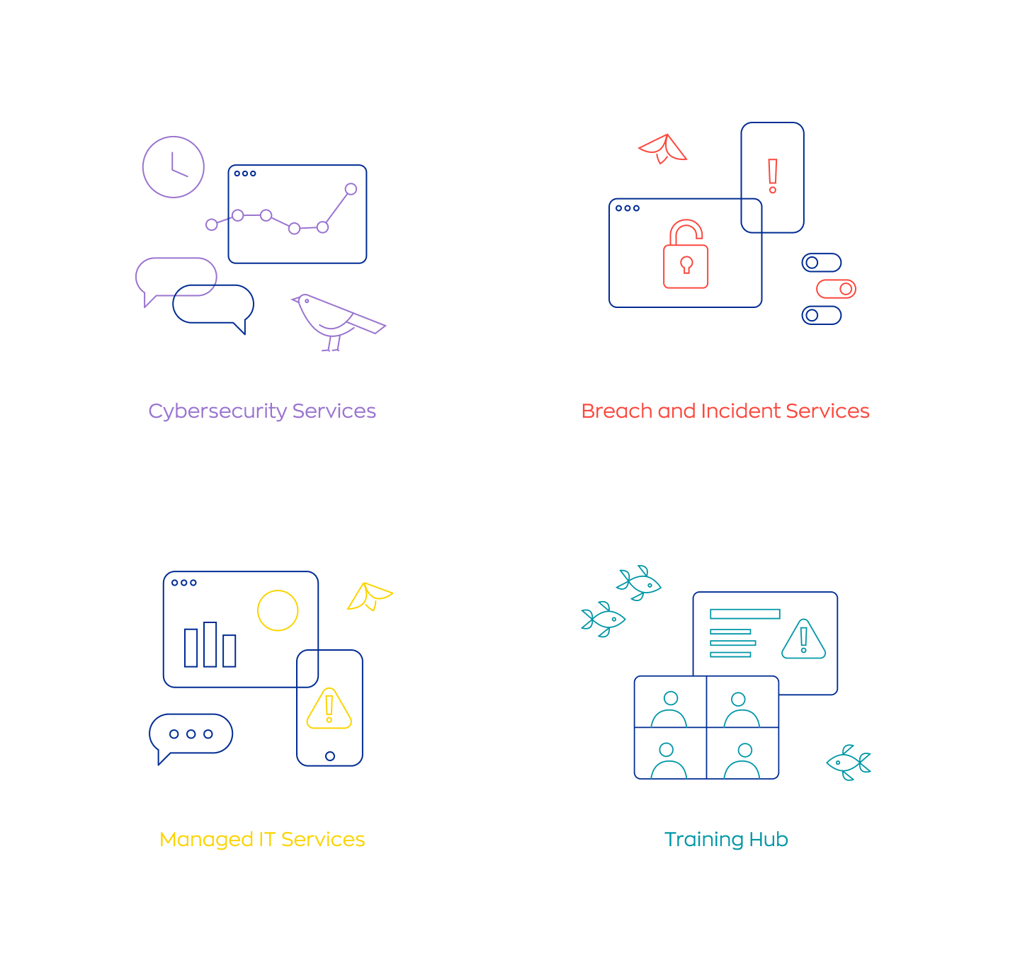 cyber security graphic design