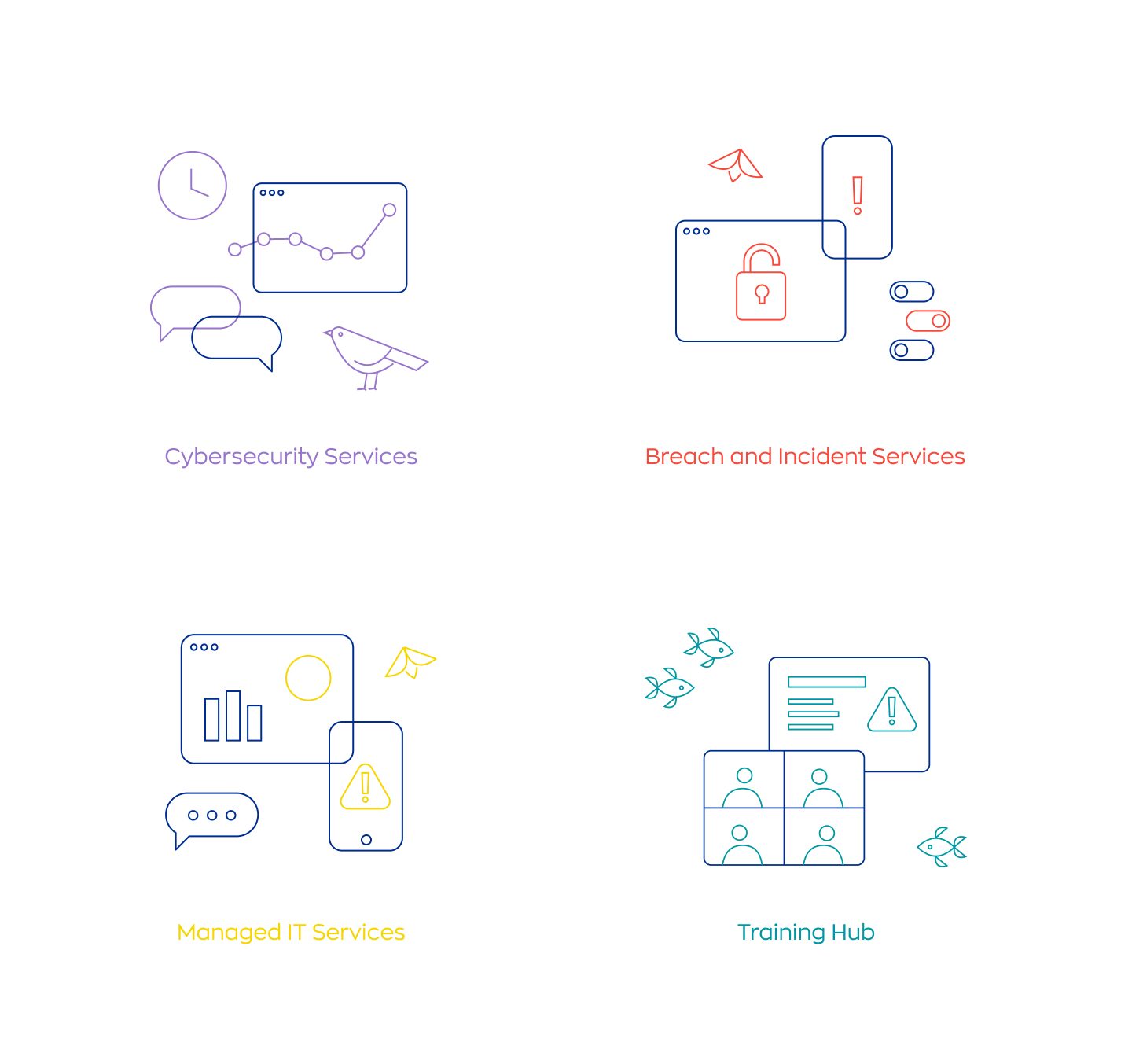 cyber security graphic design