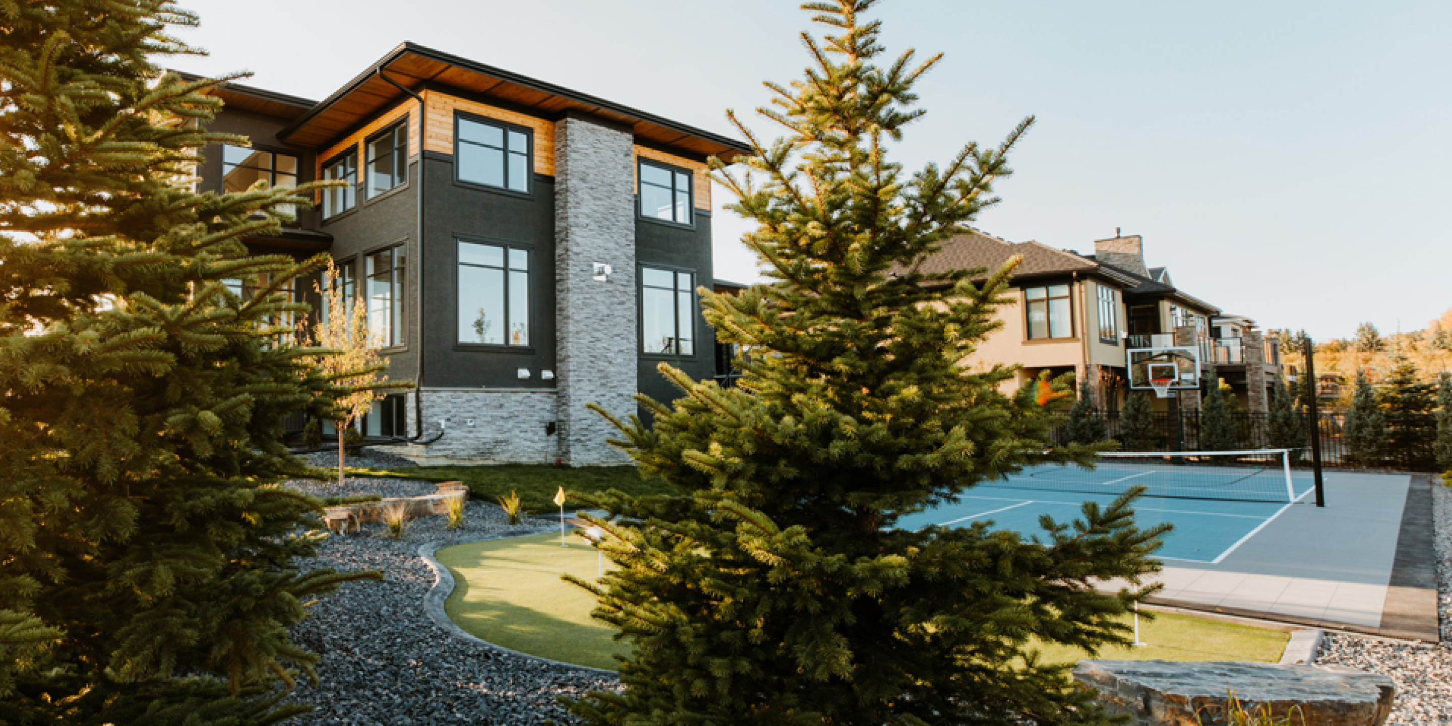 landscaping company brand photography alberta