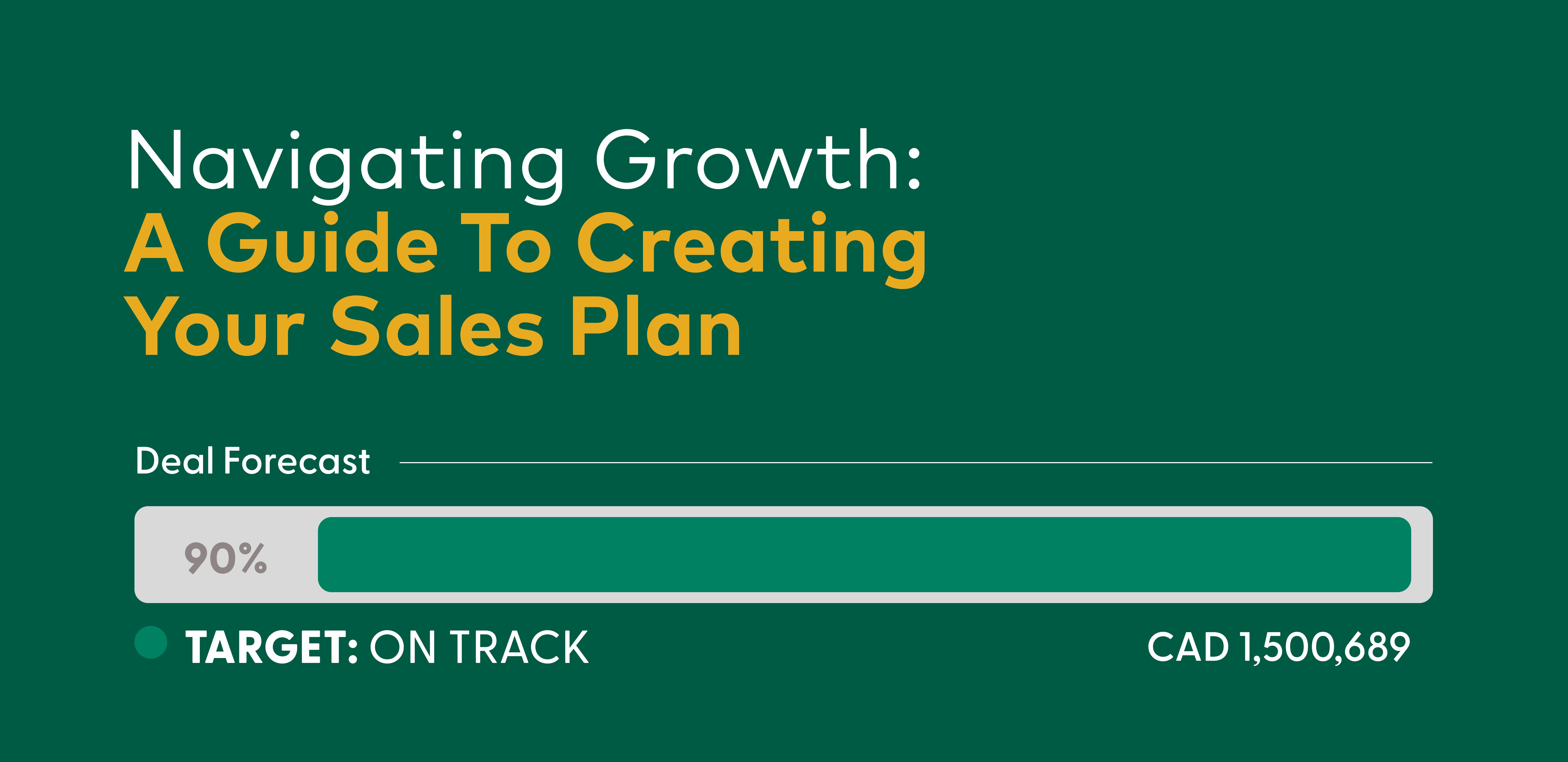 A guide to creating your sales plan