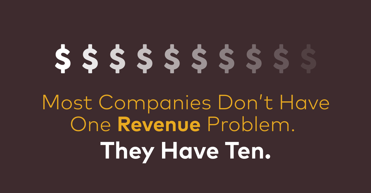 Most Companies Don’t Have One Revenue Problem. They Have Ten. | Roadmap ...