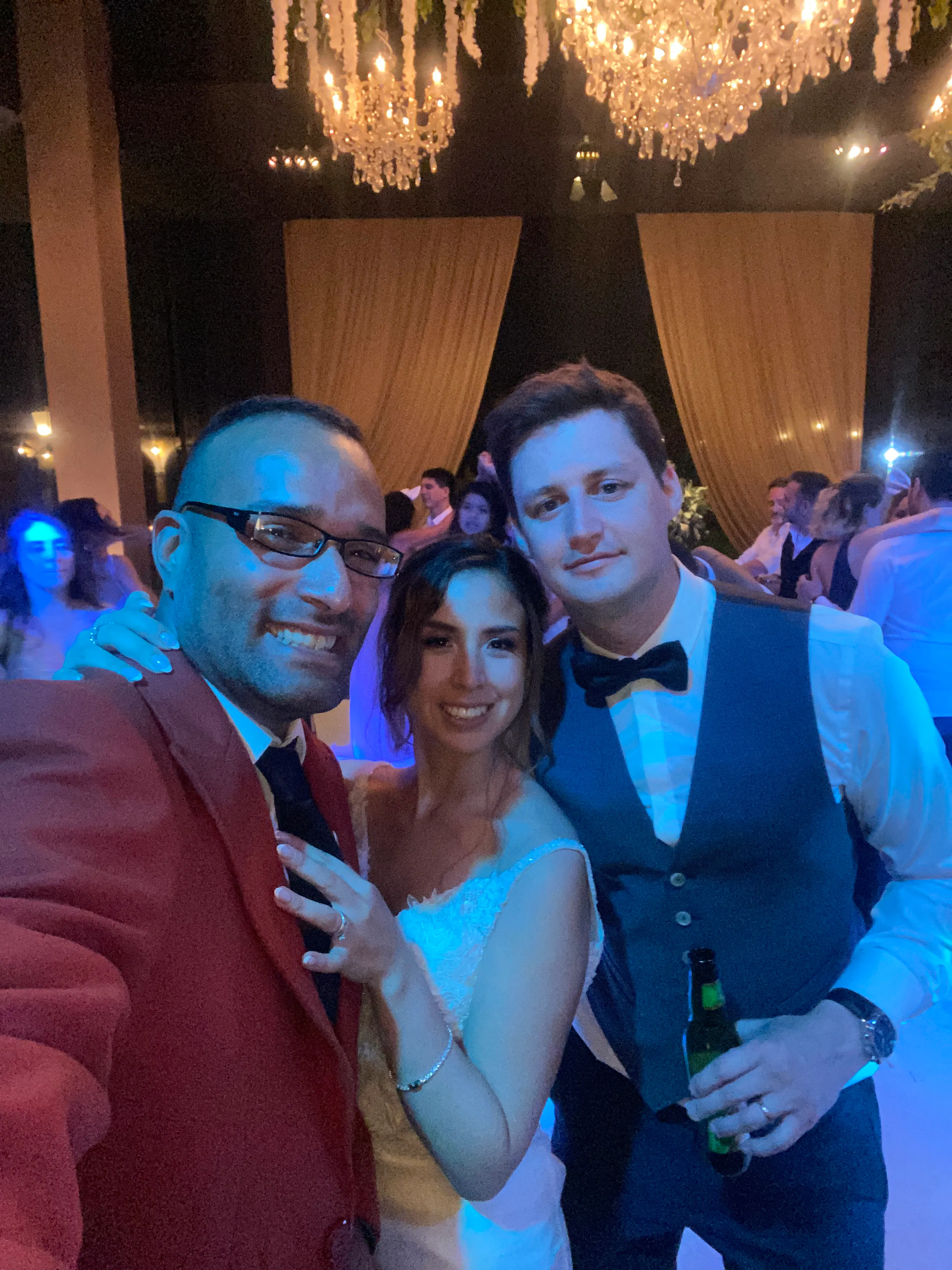 Foto de boda con DJ Paul