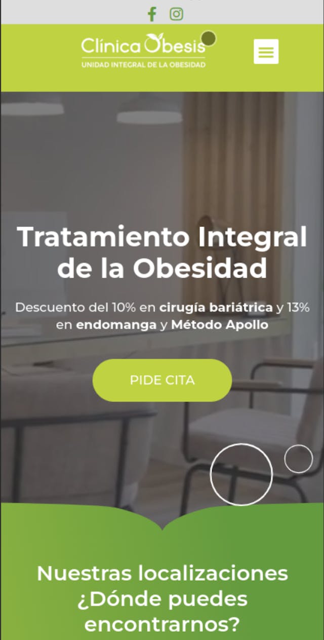 clinica obesis mobile screenshot