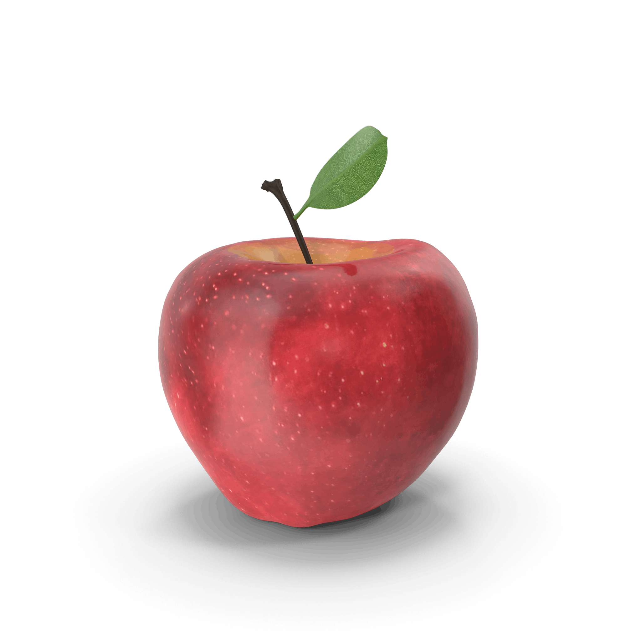red apple