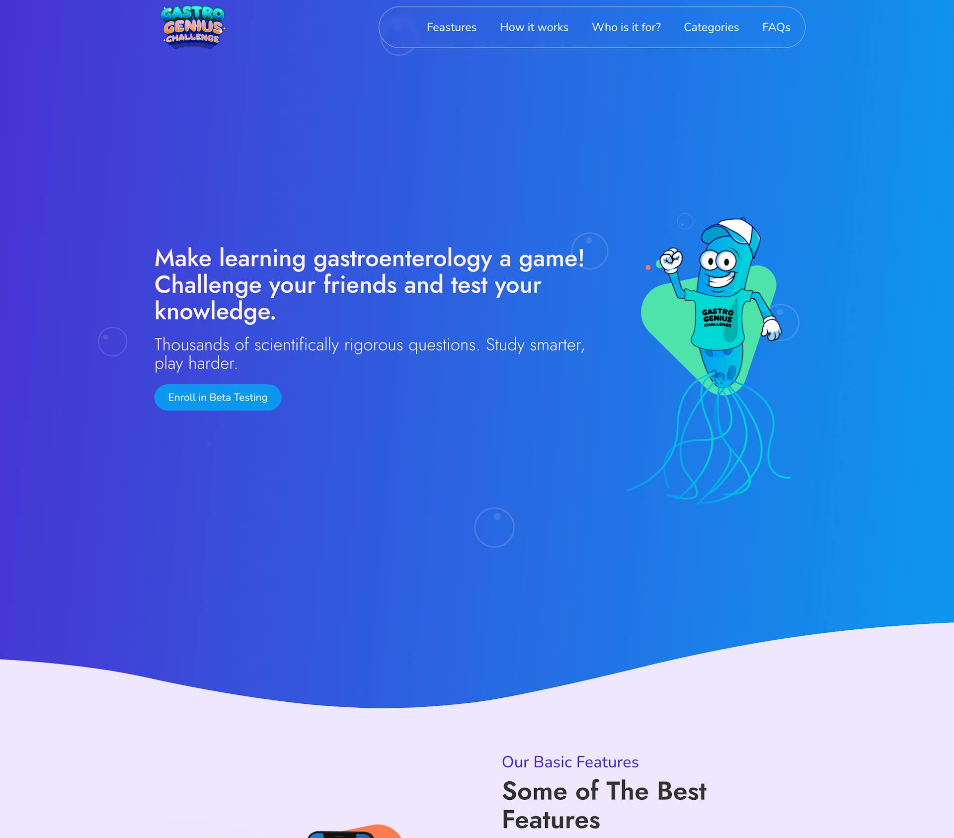 Gastro Genius Challenge Desktop Screenshot