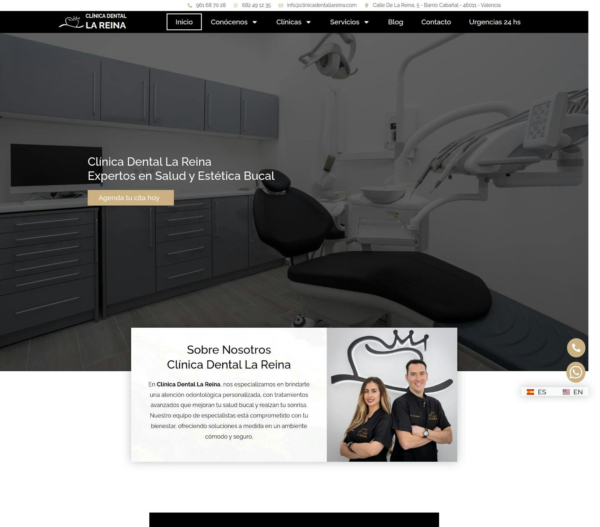 Clínica Dental La Reina Desktop Screenshot