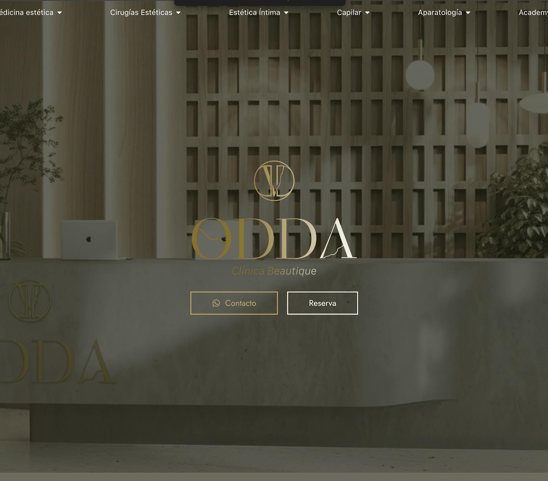 Clínica Odda Website