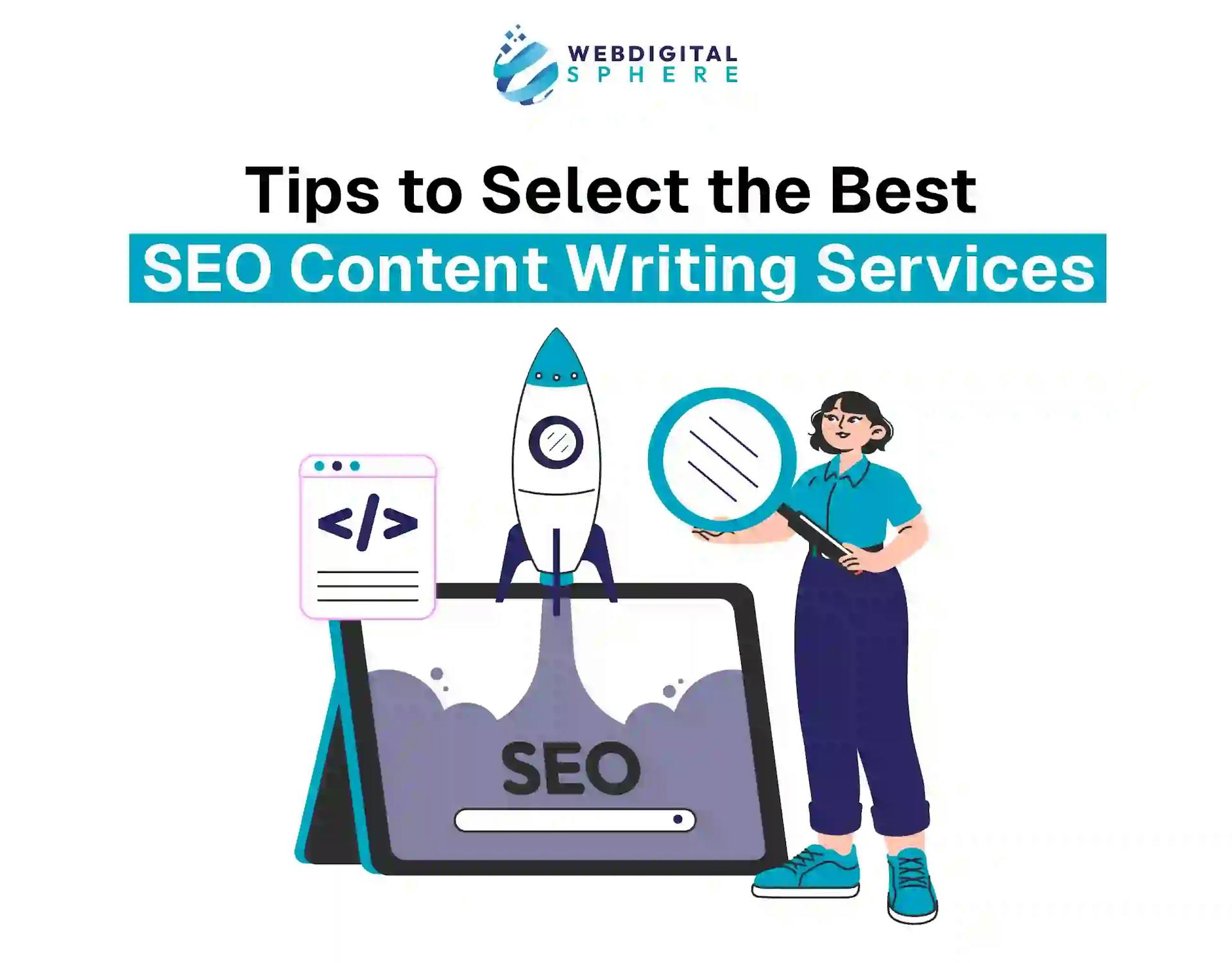 selecting SEO content writing services for your business website content creation