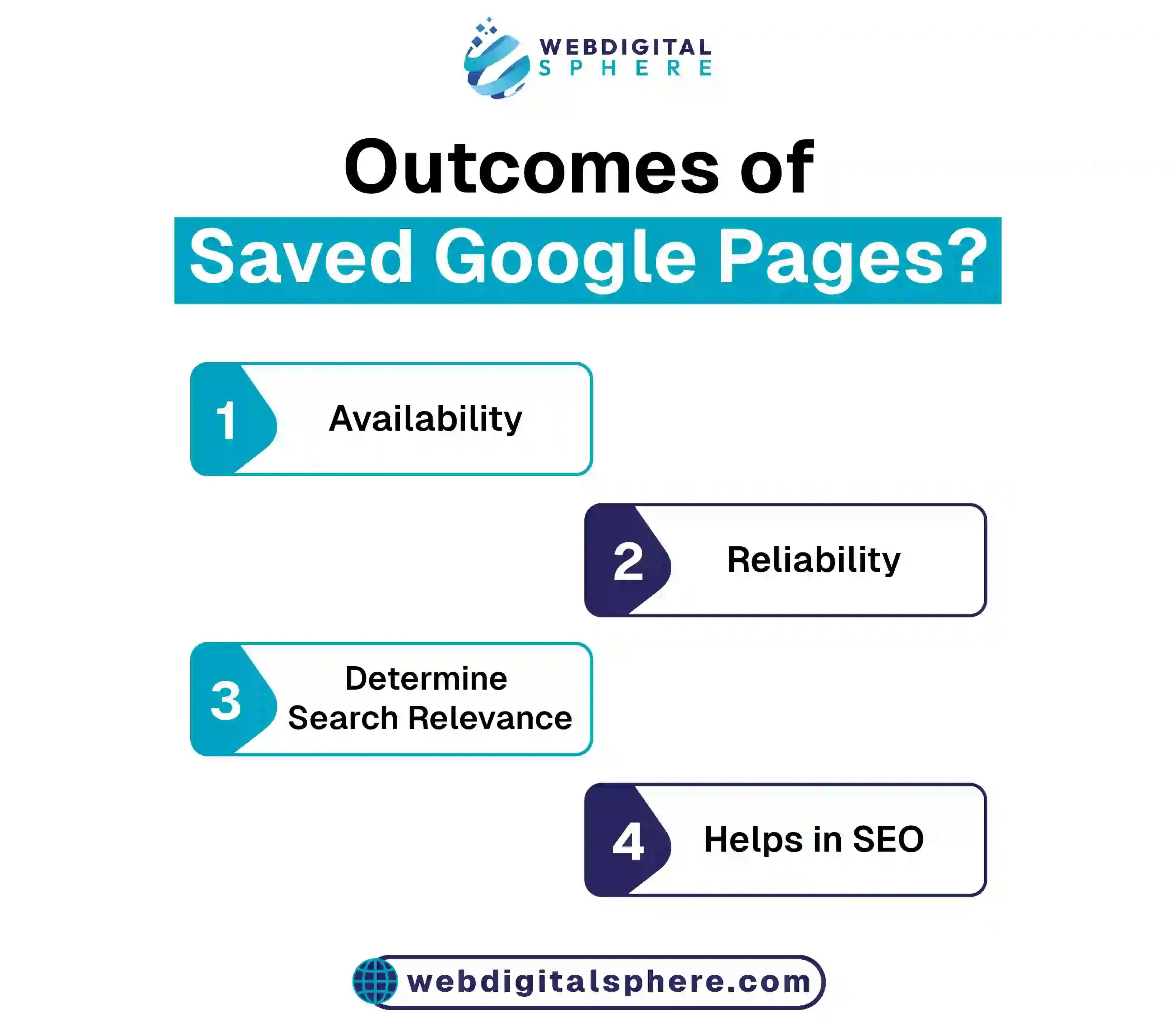 Google saved pages advantages