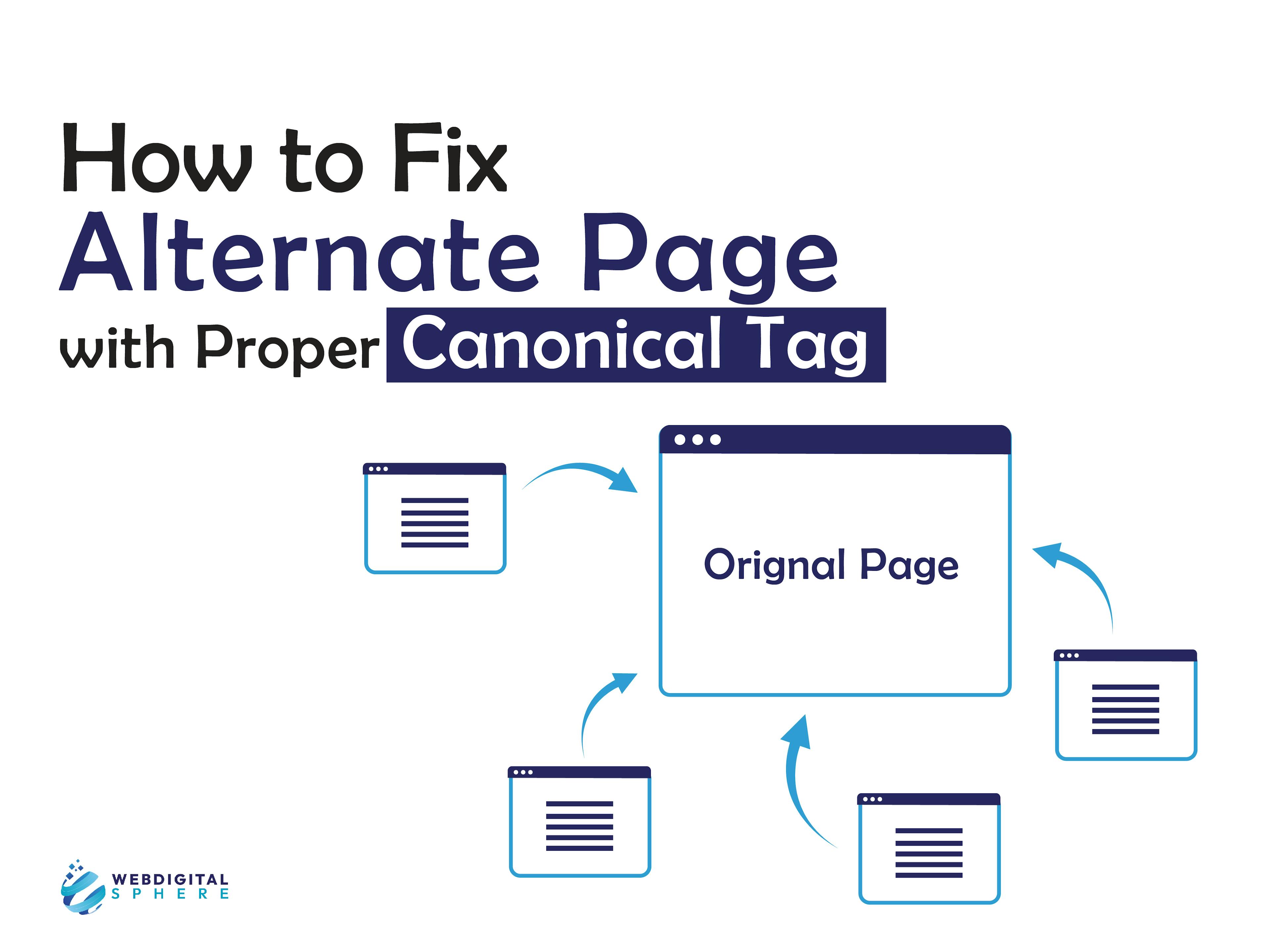 Main challenges encountered by website owners How to Fix Alternates Page with Proper Canonical Tag