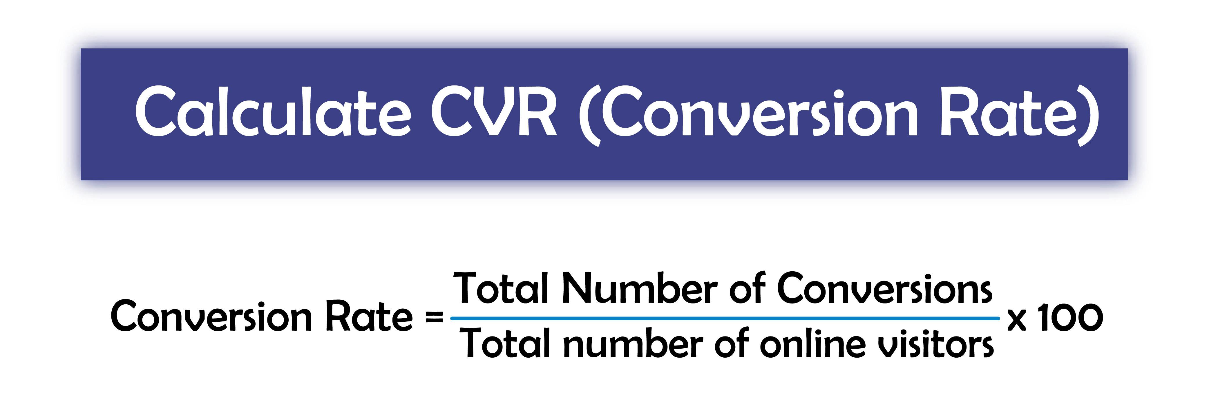 How to Calculate CVR (Conversion Rate)?