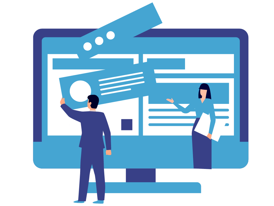 Landing page design services for your product and services