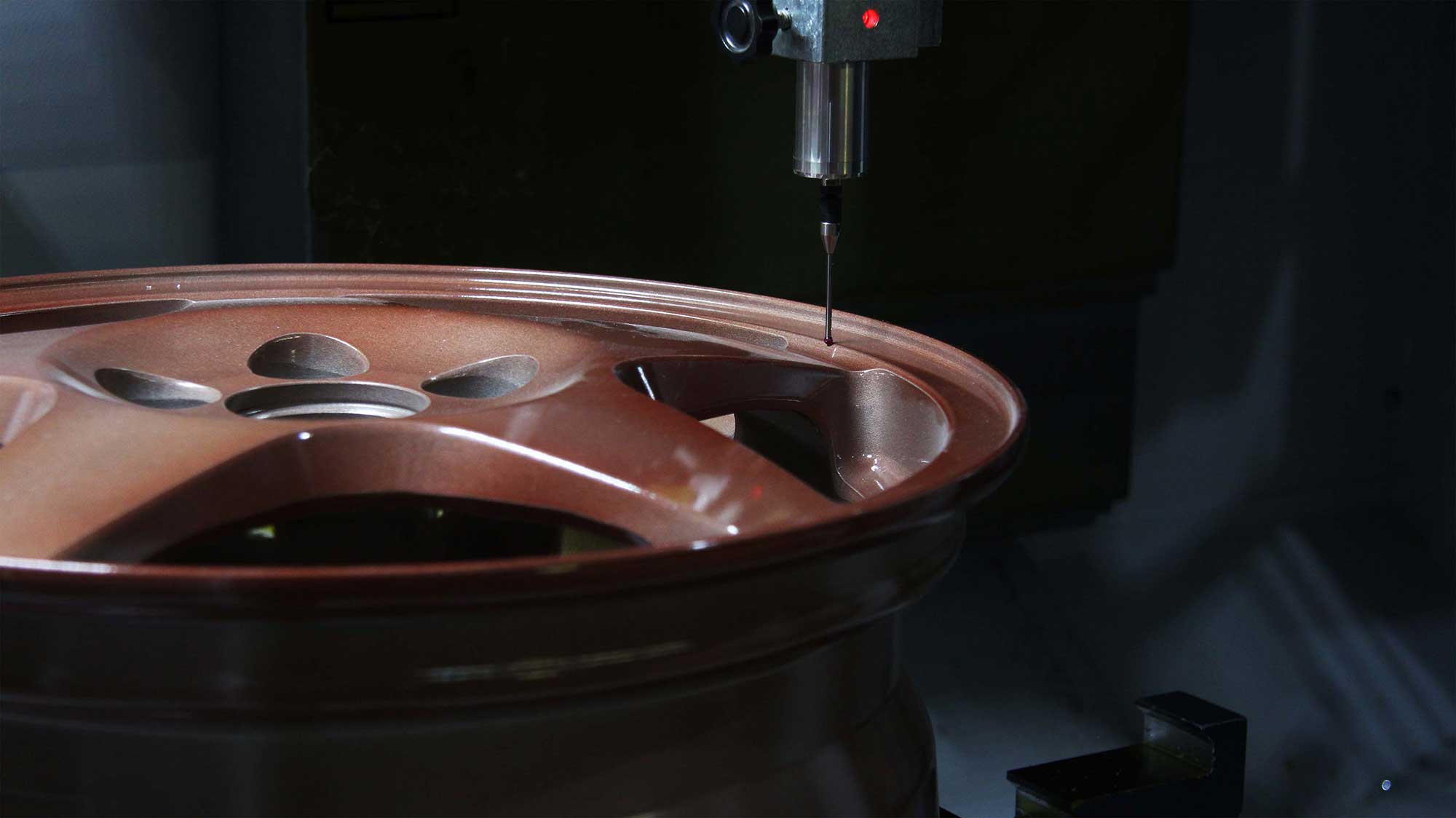 Felgen CNC-Glanzdrenehn Schritt Abtasten