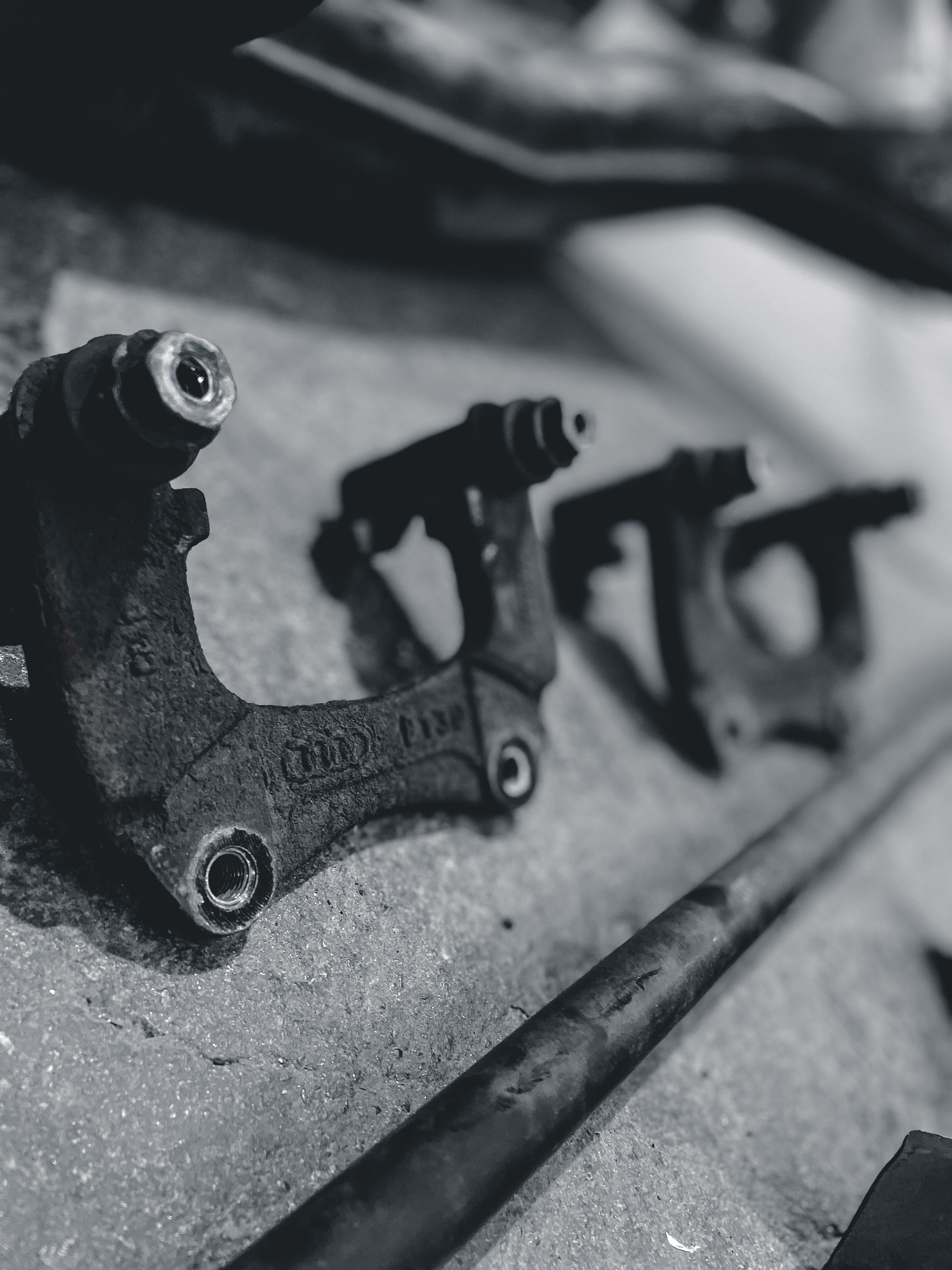 Bremsanlage zerlegen vor dem pulverbeschichten