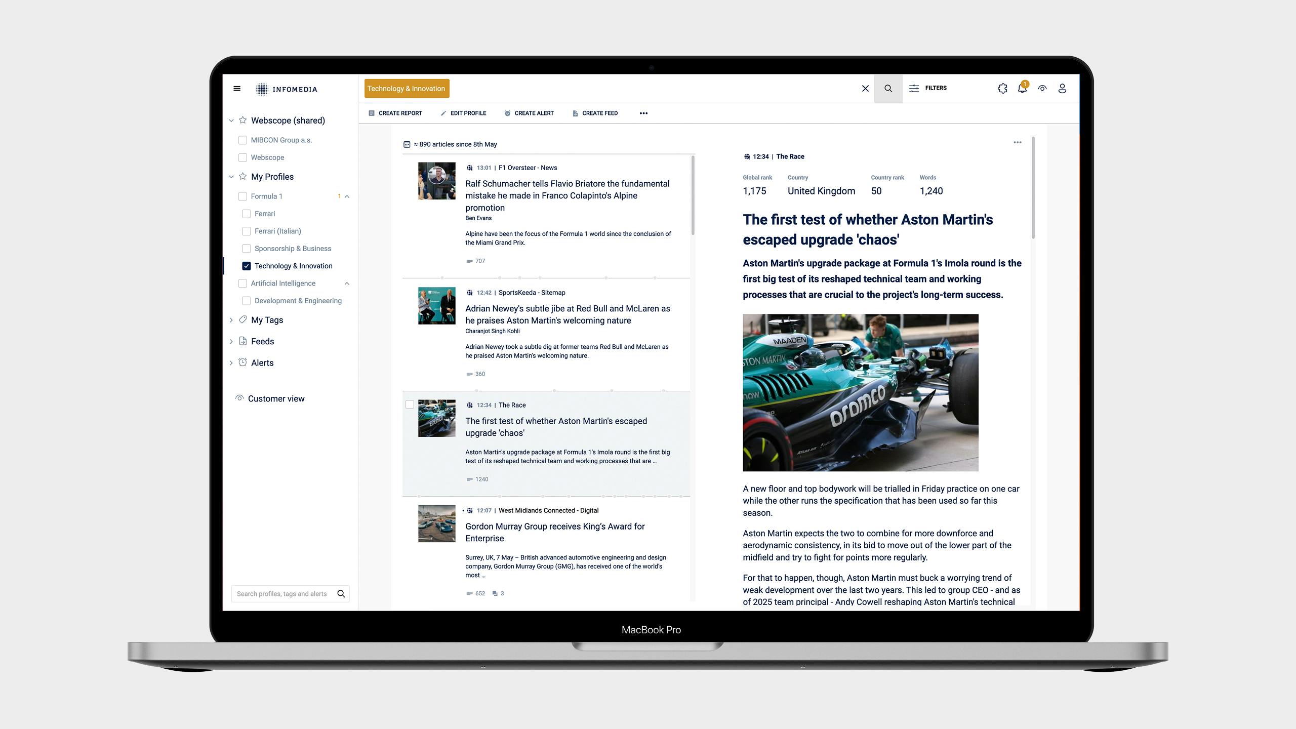 Infomedia's Nordic Platform before modernization