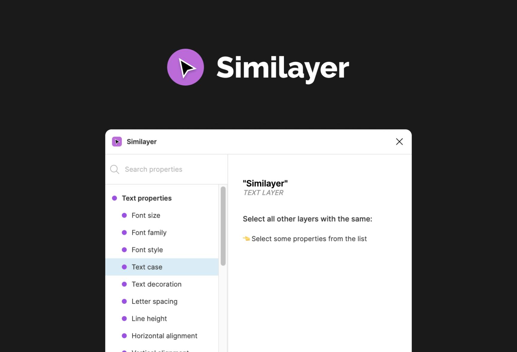 Similayer plugin