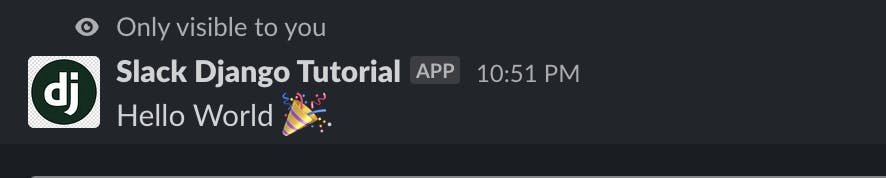Your first slack command