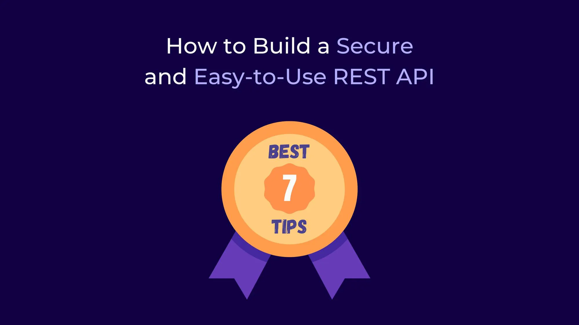 Purple graphic with a ribbon badge labeled Best 7 Tips