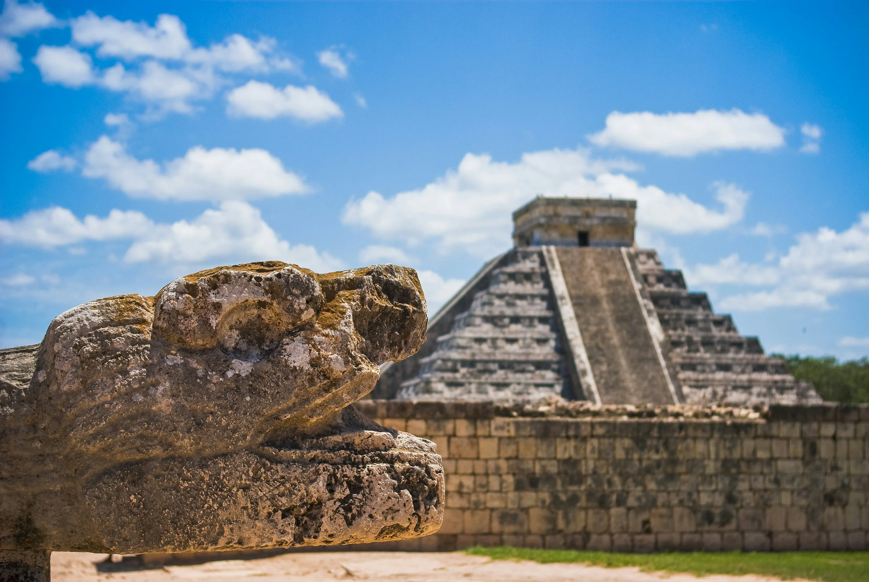 fotografia di un monumento di Chichen Itza, Messico