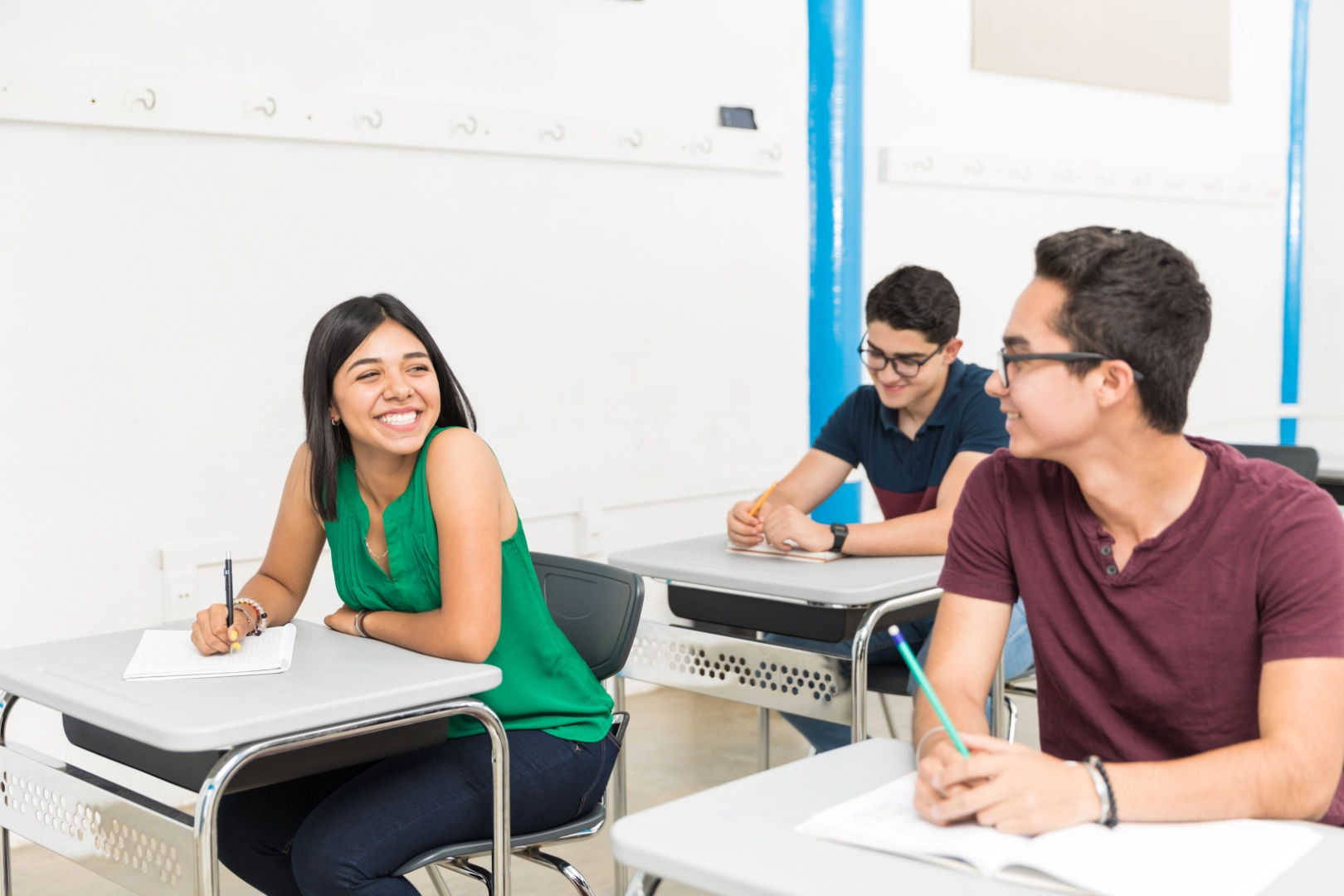 students on the DELE preparation course