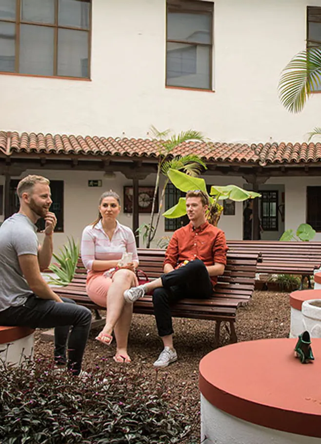 Pátio da escola em Tenerife