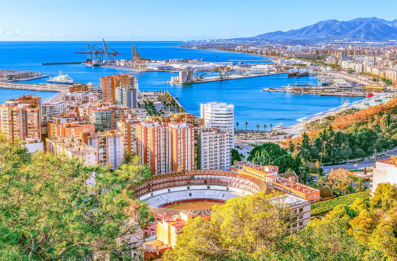 Visite Gibralfaro em Málaga e aproveite vistas panorâmicas, história, cultura e cenários mediterrâneos inesquecíveis