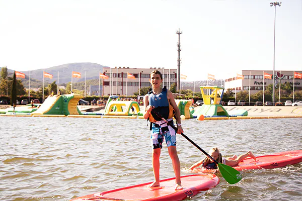 Atividade aquática adicional nos Enforex summer camps