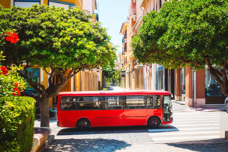 Autobus nel centro di Alicante