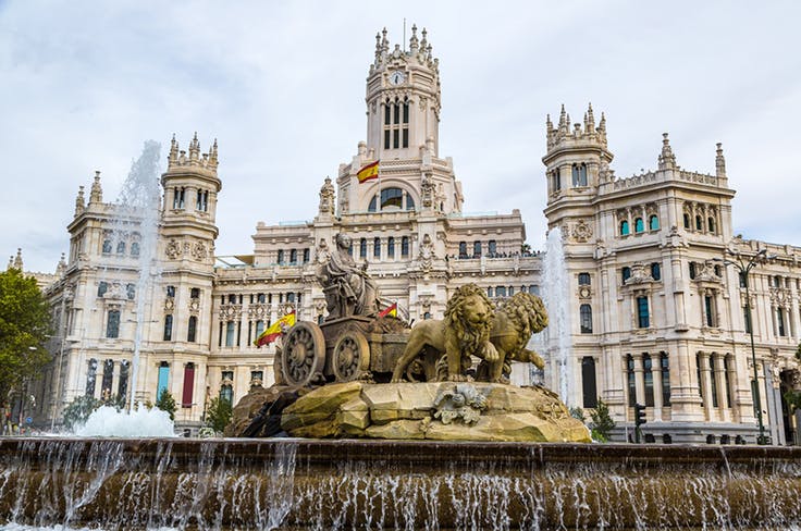 Plaza de Cibeles e il municipio di Madrid