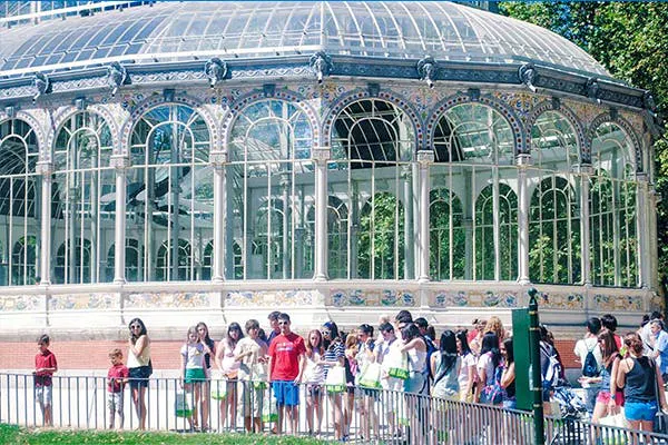 Escursione al Palacio de Cristal a Madrid